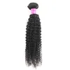 Brasileiro Kinky Curly Virgem Feixes de Cabelo Humano Remy Peruano Indiano mongol molhado e ondulado cabelo humano Tece Extensões