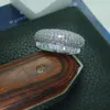 choucong Dazzling Princess Cut Stone 5A Zircone pietra 10kt Gold Filled Wedding Ring Set Sz 6-9 R66