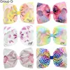 INS Girl Hair Bows Girl Barrettes Rainbow Mermaud Unicorn Design Girl Clippers Clippers Headsds Girl Hair Clips Детские волосы аксессуары Multi9962960