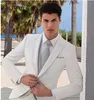 2018 New Custom Made Slim Fit Risvolto con risvolto Smoking dello sposo Best Man Suit Wedding Groomsman Abiti da uomo Sposo 3 pezzi (giacca + gilet + pantaloni)