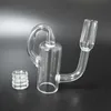 Gorąca Sprzedaż Diamond Knot Loop Quartz Banger 10mm 14mm 18mm Mężczyzna Kobieta 45 90 Kwarcowy Loop Banger Paznokcie do szklanych Bongs Dab Rigs