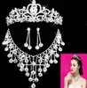Bridal accessories bridal accessories chain crown wedding headwear three sets of Wedding Necklace2371840