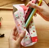 Cute Kawaii Creative Milk Cartoon School Pencil Case Pen Bag Stationery Student Coin Purse School Supplies Kids Children Birthday Gift