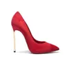 Roze Naakt Rood Lakleer Vrouwen Pompen Sexy Puntschoen Hoge Hakken Schoenen Metalen Stiletto Hakken Vrouwen Party Schoenen