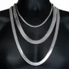 Chaîne en or à chevrons pour hommes Hip Hop 75 1 1 0 2 cm couleur argent or chaîne à chevrons Hip Hop collier bijoux cadeau de noël 1480877