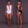 2017 Kadın Tek Parça Push-Up Yastıklı Sutyen Bandaj Yeni Bikini Set Yüzme Mayo Monokini Beachwear