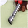 20pcs/lot 65*215mm Portable thickness adjustable Stainless Steel Salt Pepper Grinder Spice Sauce Mill Grind Handle Kitchen tool