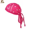 Femmes hommes Coton Coup de crâne de coton Paisley Bandanas Headswear Unisexe Bicycle Cycling Hat Durag do Rag Cap Amoeba Pirate Bike Hat ACCESSOIRES