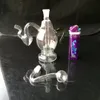 Tubulações de fumaça cachimbo de vidro bong bong bong bongs bongs de morango externo Pote de vinho