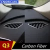 Dashboard Air Conditioner Outlet Frame Decoratief voor Audi Q3 2013-16 Auto Cover Trim Strip Carbon Fiber Accessoires