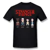 Luxury Mens Procent Cotton Stranger Things 8-bitars T-shirt Mäns Rund Neck Grå Blus Kortärmad Stor Storlek Geek T-shirt