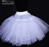 Petticoats Wysoka jakość bez obręczy Bone Trzy warstwowa spódnica na balu krótka sukienka Krótka suknia ślubna Petticoat 01