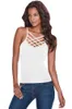 Sommer plus Größe Frauen Crisscross Front Cami Top Spaghetti Strap Camisoles Tank Tops Frauen Tank Top Brandy Melville