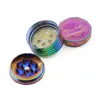 Three layers of zinc alloy cigarette lighter 42MM coin modeling manual dazzle grinder smoking set