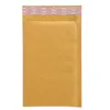 DingSheng 10 sizes yellow self-sealing poly bubble waterproof Kraft paper Transport Packing envelope mailer Wrap bags Packaging Mail Pouch