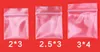 Wissen Breedte 2-3 cm Miniatuur Zip Lock Plastic Opslag Verpakking Tassen Voedsel Snoep Bonen Sieraden Reclosable Dikke PE Self Sealing Small Package