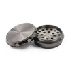 Nieuwe zinklegering Drumtype Smoke Smog 43 mm Vierlaag Diamant Rhombus Pure Color Smoke Grinder