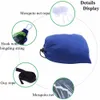 Rede mosquiteira de tecido resistente portátil extra alta rede de acampamento leve cama suspensa durável embalável cama de viagem 3 cores 270b