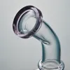 Heady Glass Bong Cookahs Mini DAB Буровые установки Стеклянные водопроводные трубы синие черные розовые водяные палочки для курения водяные бонги душа PERC 14 мм совместный бонг HD12