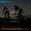 LED Koşu Bel Kemeri, Bel Kemeri, USB Şarj Edilebilir Işıklar Spor Kemerleri Ayarlanabilir Bant ve Toka