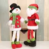 Jul Santa Claus Bottle Set Christmas Red Wine Champagne Bottle Set Festlig Party Supplies Home Decorations