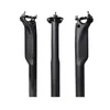 3K Carbon Fiber Road Bicycle Seat Posts AERO MTB Cycling Mountain Bike Sports Parts 27.2mm 30.8mm 30.9mm 31.6 mm Length 400mm Matte Gloss No Brand Logo