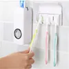 Offre spéciale distributeur automatique de dentifrice ensemble de porte-brosse à dents familial ensembles de salle de bain de haute qualité