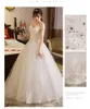 Velnosa Photo réelle nouveauté mode dentelle blanche paillettes fille robe de mariée 2018 printemps été robe de mariée vestido de noiva