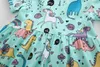 Новое прибытие летние девочки одеваются детские животные Unicorn Cartoon Patter