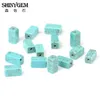 Cuboid 4X8mm Blue Stabilized Turquoises Beads Natural Stone Bead Fashion Jewelry Beads For Bracelet Making