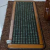 Elektrisk jade matta uppvärmning matta jade sten massage kudde termisk soffa madrass mjuk jade matta infraröd kudde 70x160cm gratis frakt