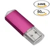 50PCSLOT 64MB USB 20 Flash Drive High Speed Memory Stick Rectangle Flash Pen Drive Thumb Pen Storage for Computer Laptop Tablet 9682663