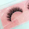 Partihandel 10st 3d mink charmig svart falskt ögonfransar kyskhet makeup skönhet fullband fransar topp eyelash förlängning handgjord privat etikett