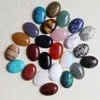 Partihandel Högkvalitativ Natursten Ovala Cabokochon Teardrop Beads DIY Smycken Göra Ring Semestergåvan Gratis Frakt 18 * 25mm