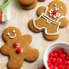 Stainless Steel Christmas Cookie Cutters DIY Baking Moulds 4pcs Set Sugar Cake Chocolate Mold Cookie Stamps Metal Pan Kitchen Tools