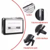 Freeshipping USB2.0 Fita Portátil para PC Super Cassete Para MP3 de Música de Áudio CD Digital Player Converter Capture Recorder + Headphone