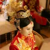 Chinese bride headdress costume jewelry hair comb Coronet flow