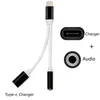 2 in 1 Charger And Audio Type C Earphone Headphone Jack Adapter Connector Cable 3.5mm Aux Headphone Jack Audio Adapter For Samsung s8