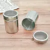 Rostfritt stål choklad shaker mjöl salt sifter socker shakers kryddor pulver shaker bakning bakverk verktyg grossist