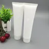 20 sztuk / partia 100ml (G) Plastikowe białe kosmetyczne ręka kremowe balsam krem ​​miękkie rurki puste pakowania próbki LG100