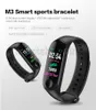 M3 Fitness Smart Armband IP67 Waterproof Hevert Monitor Sleep Monitoring Smartwatch Pk Mi Band Armbands Löstagbart