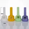 14mm weibliche Glasbong Wasserpfeifen Quarz-Banger-Schüssel Mini-Pfeifenwachs Bohrinseln kleiner Bubbler Wasserpfeifen Becher Glas-Banger-Aufhänger-Nagel 950