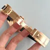 MENS Titta på 40 mm gummiband Rose Gold Automatisk rörelse Mekaniskt rostfritt stål Mänklockor Master Male Wristwatch
