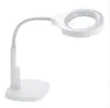 Veelzijdig 2 in 1 LED-verlichte vergrootglas en bureaulamp Flexibele praktische hands-free vergrootgrootte gereedschap met C-klem en basishouder