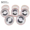 Shidishangpin Lash 3D Mink Extension Extension Cross False Eyelashes 1 Box Natural Makeup Winged rzęsy Ręcznie Made Lashes