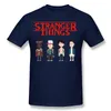 Luxury Mens Procent Cotton Stranger Things 8-bitars T-shirt Mäns Rund Neck Grå Blus Kortärmad Stor Storlek Geek T-shirt