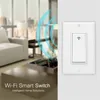 WiFi Smart Wall Light Switch мобильное приложение пульт дистанционного управления не требуется концентратор работает с Amazon Alexa Google Home IFTTT