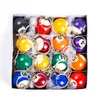 Fashion Snooker Table Ball Keychain Keyring Key Chain pour anniversaire Couleurs mixtes de cadeau chanceux 3677514