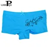 LOBBPAJA Partihandel Lot 12 ST Kvinna Underkläder Kvinnor Bomull Boxershorts Dam Trosor Blommiga Boyshorts Trosor för kvinnor