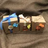 Wrap 50pcs/Lot 10 Sizes Brown/White Kraft Paper Gift Box 6/8x8x12cm لجرة زجاجة مستحضرات التجميل ، صناديق تعبئة شمعة CARTLE